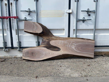 Black Walnut 10/4 Live Edge #573