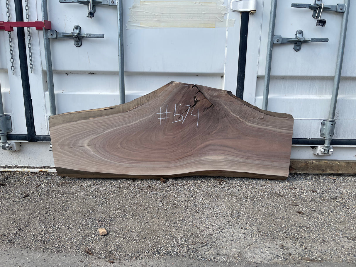 Black Walnut 10/4 Live Edge #574