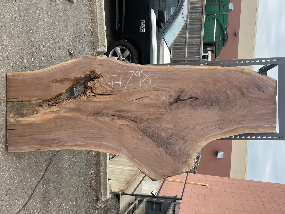 Black Walnut 8/4 Live Edge #798