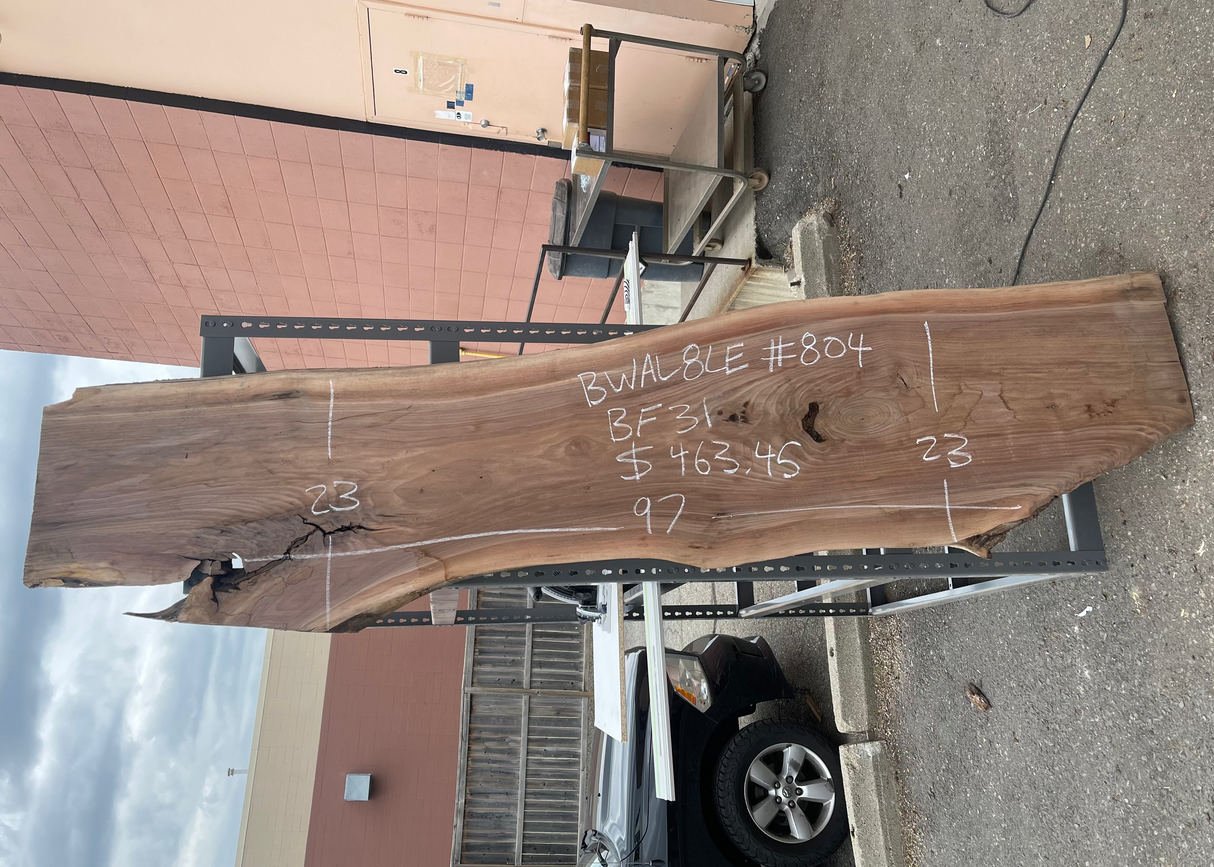 Black Walnut 8/4 Live Edge #804