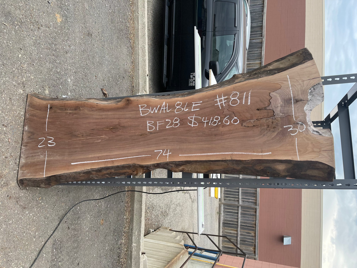 Black Walnut 8/4 Live Edge #811