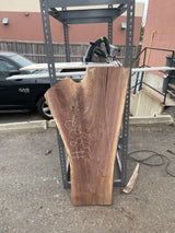 Black Walnut 8/4 Live Edge #822
