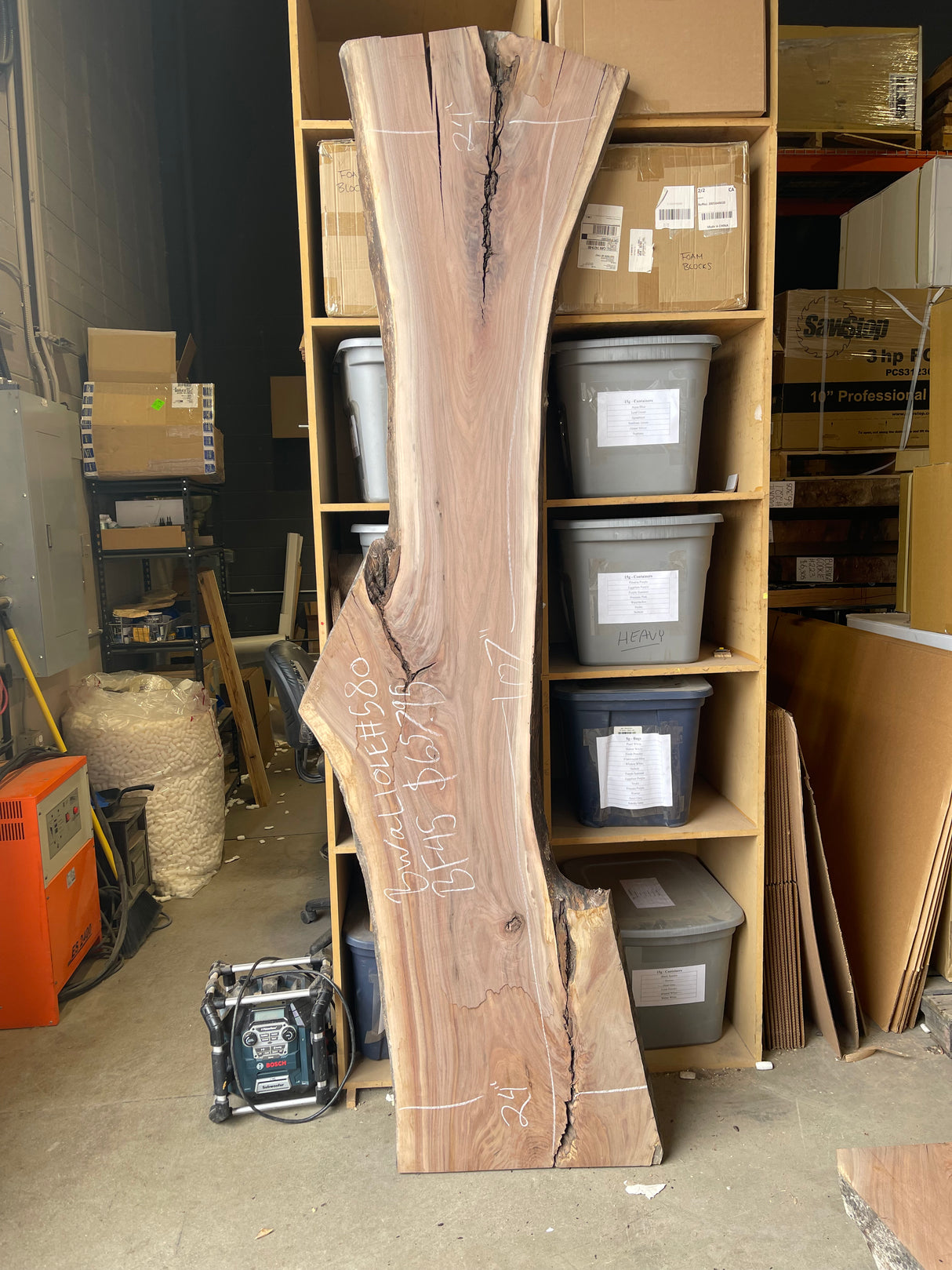 Black Walnut 10/4 Live Edge #580