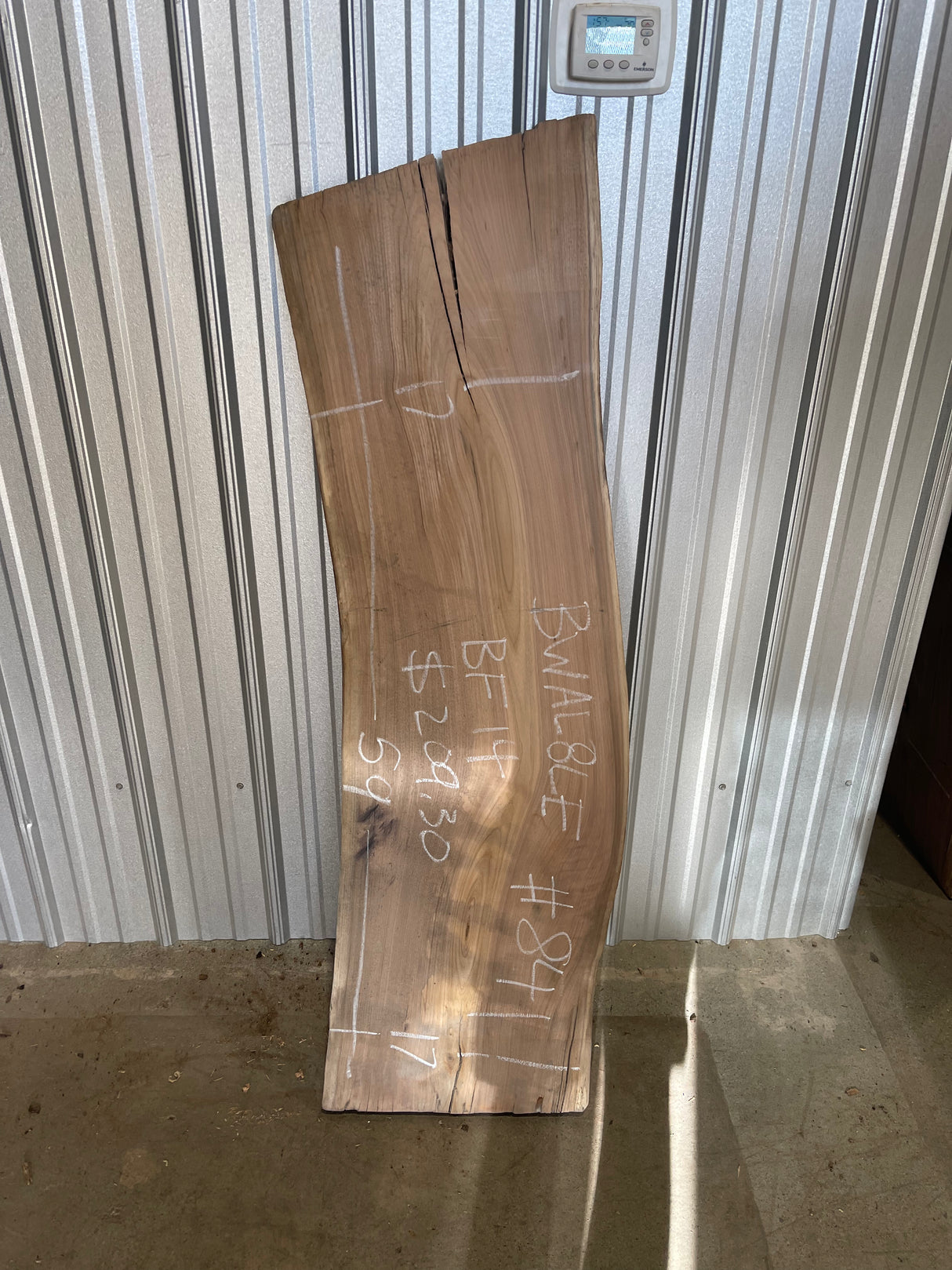 Black Walnut 8/4 Live Edge #841