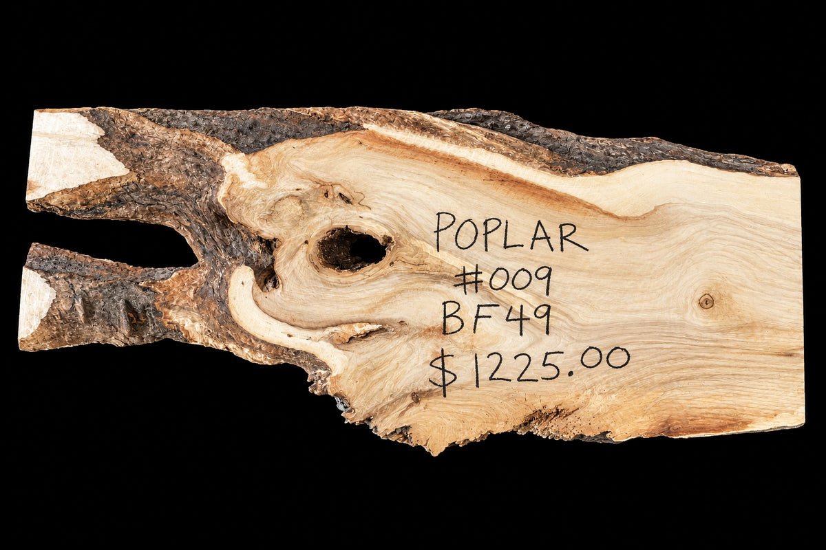 Poplar 12/4 Live Edge #009
