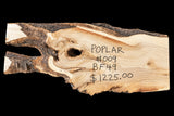 Poplar 12/4 Live Edge #009