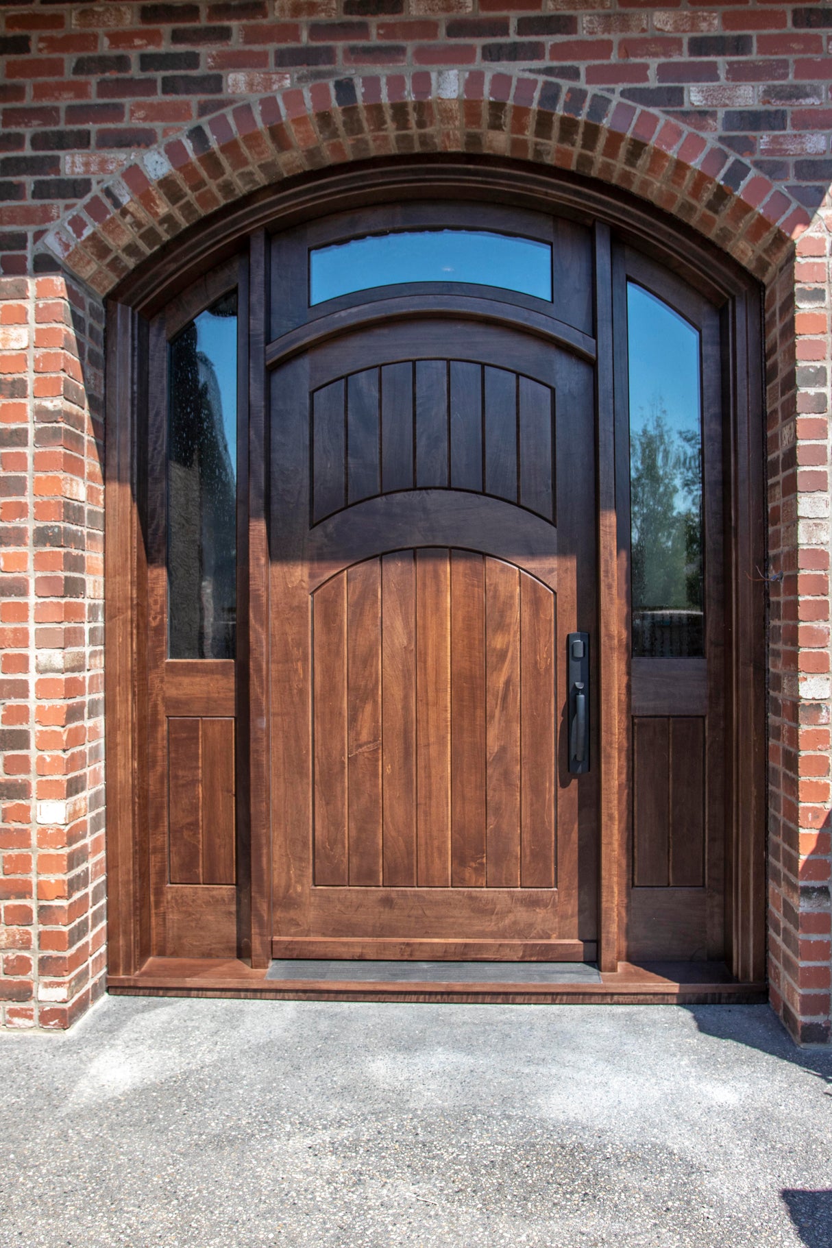 Maple Arch Top Exterior Door