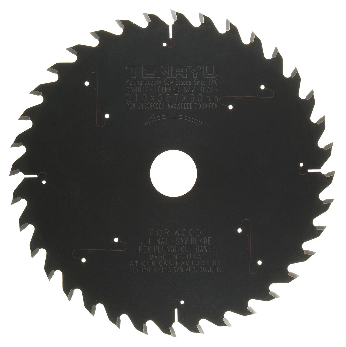 Plunge-Cut Saw Blade - 210mm, 36T