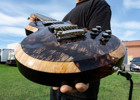 Maple Burl Guitar for Paul Stanley
