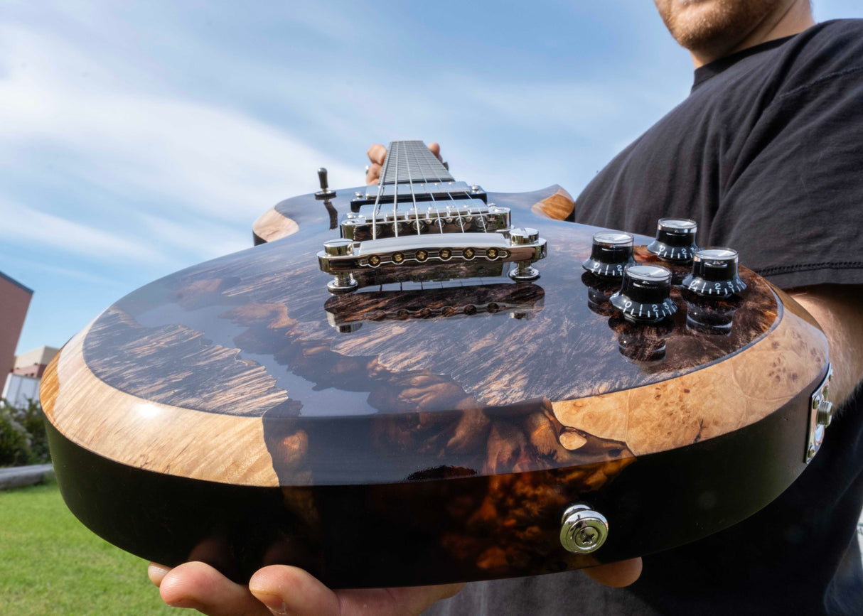 Maple Burl Guitar for Paul Stanley