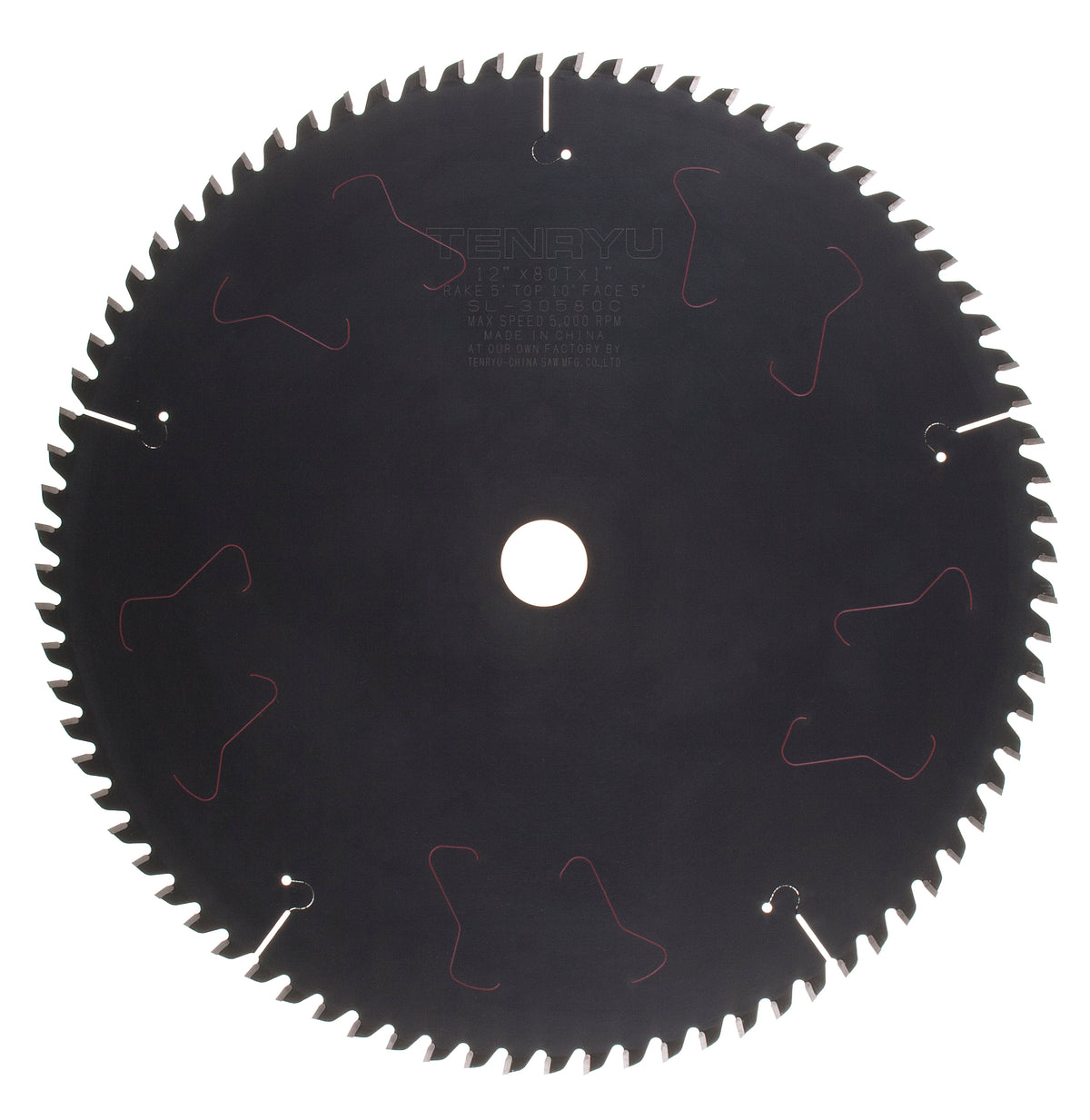 Coated Silencer Miter Saw Blade - 12", 80T