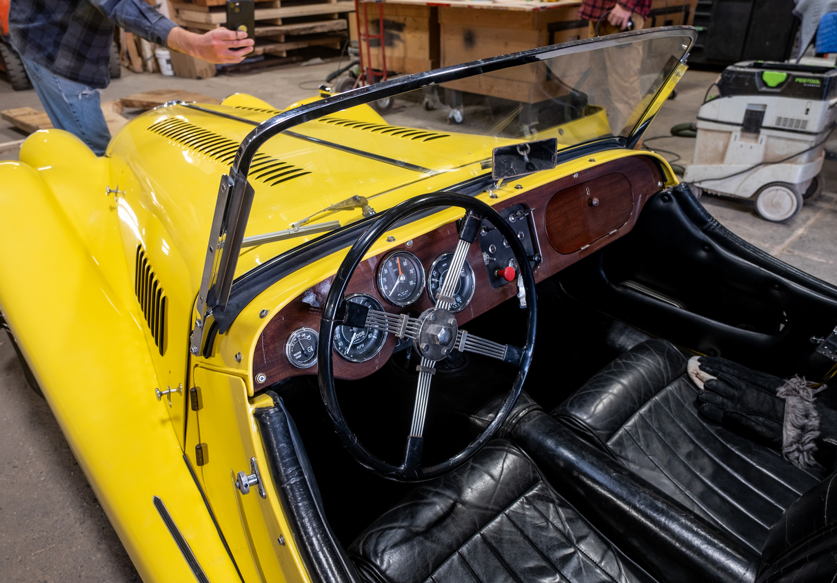 Vintage Car Dashboard