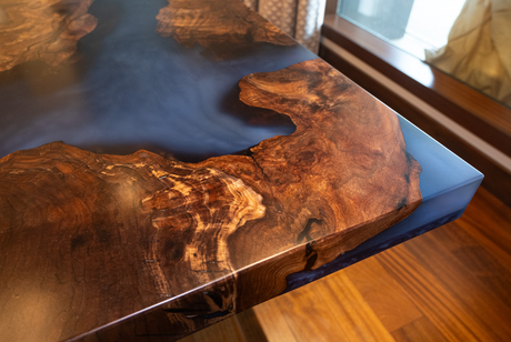 Bastogne Walnut Burl Dining Table