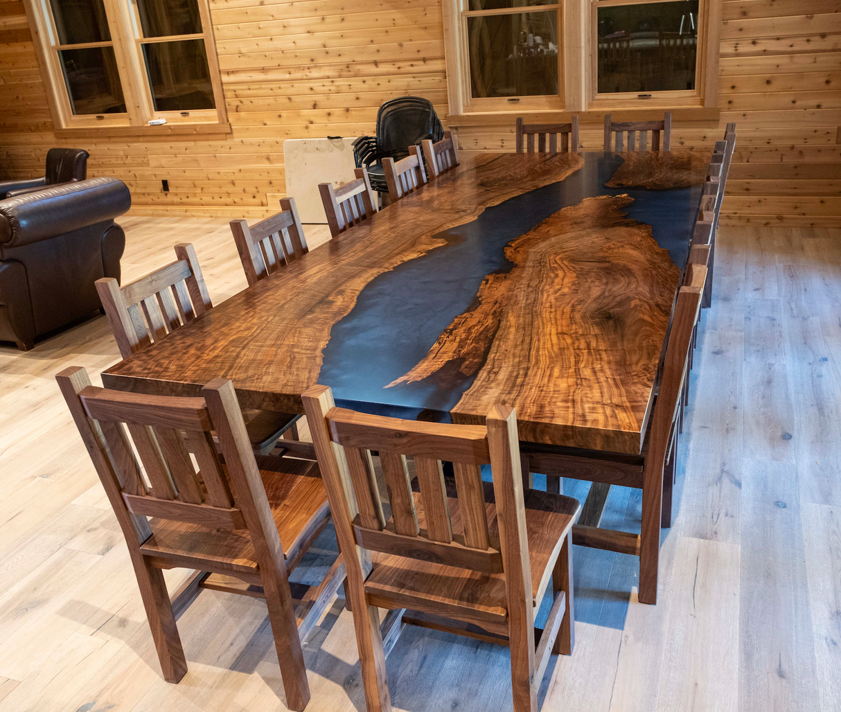 Bastogne Walnut Dining Table