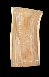 Monkey Pod Slab 12/4 Live Edge #002