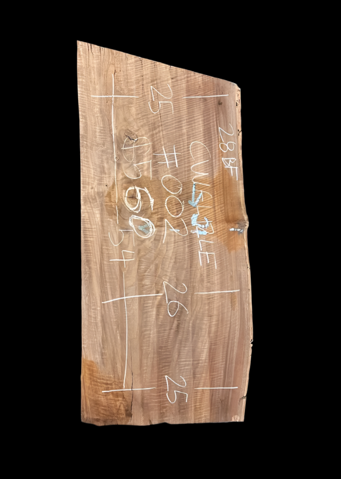 Claro Walnut 12/4 Live Edge #002