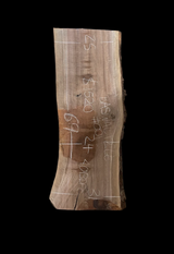Bastogne Walnut 12/4 Live Edge #001
