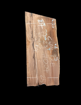 Claro Walnut 10/4 Live Edge #004