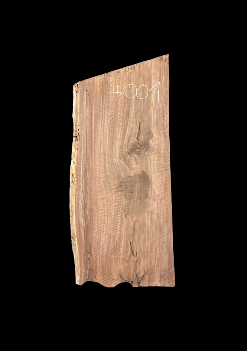Claro Walnut 10/4 Live Edge #004