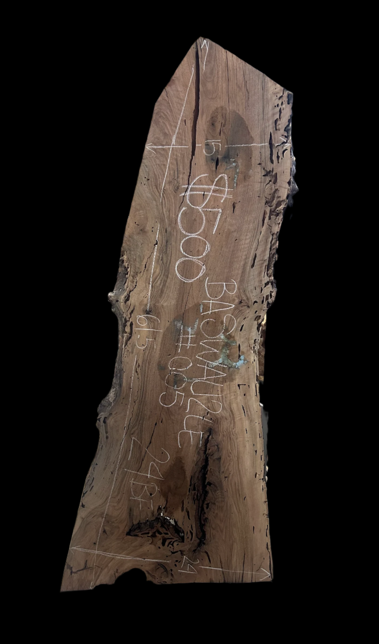 Bastogne Walnut 12/4 Live Edge #005