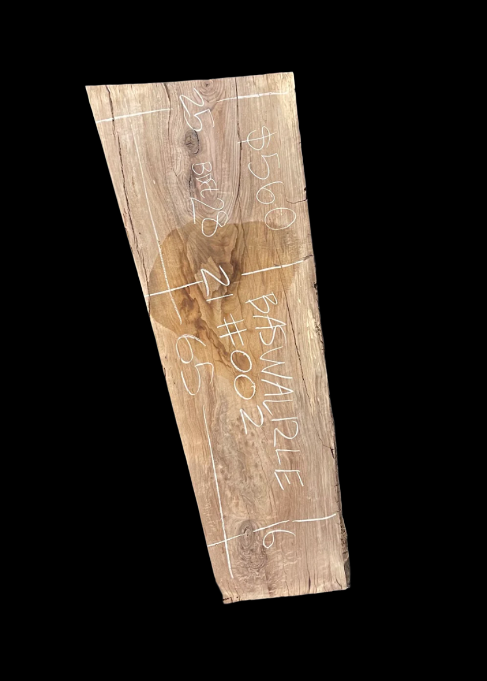 Bastogne Walnut 12/4 Live Edge #002