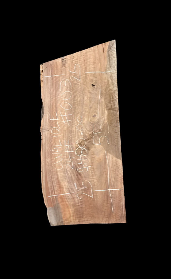 Claro Walnut 10/4 Live Edge #003
