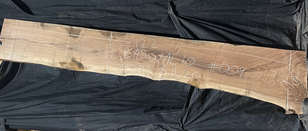 Bastogne Walnut 10/4 Live Edge #009