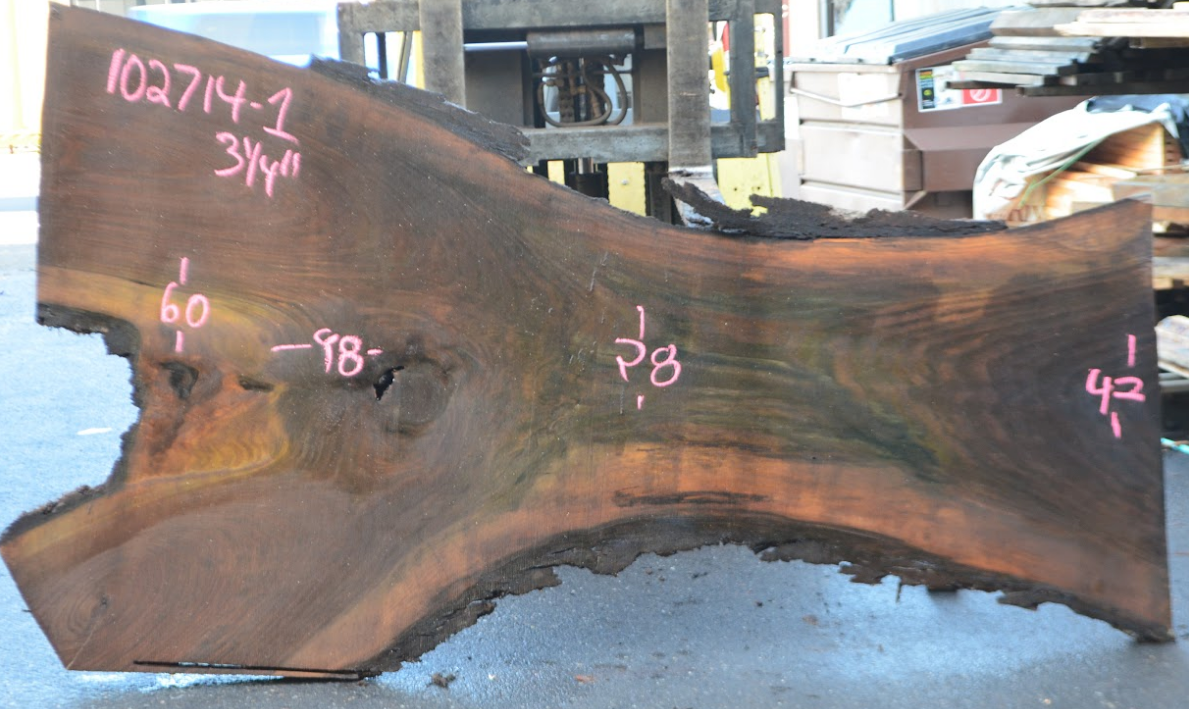 Black Walnut Live Edge #102714-1