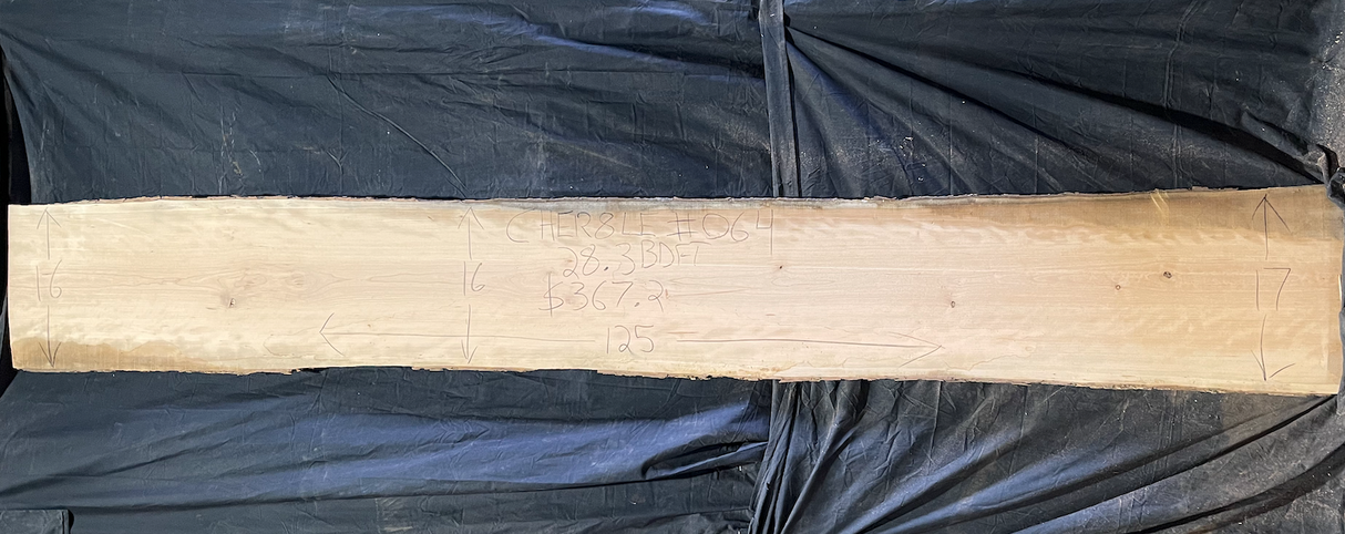 Cherry 8/4 Live Edge #064