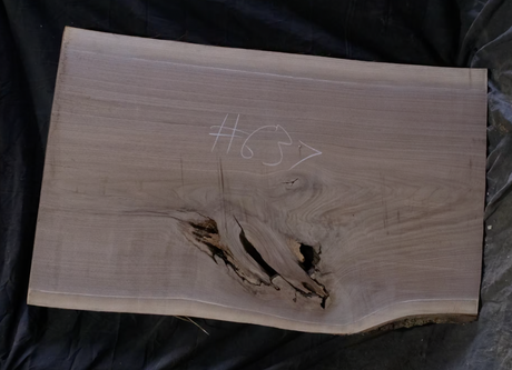 Black Walnut 8/4 Live Edge #637