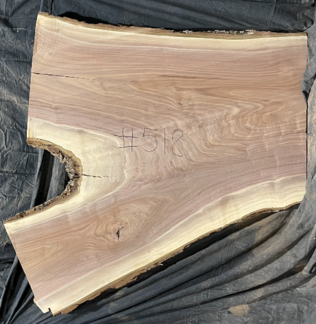 Black Walnut 10/4 Live Edge #518