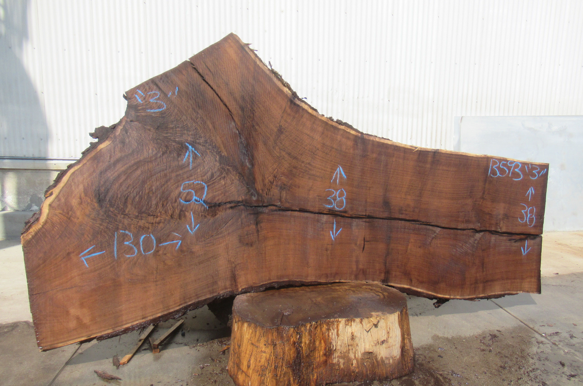 Claro Walnut Live Edge #13593
