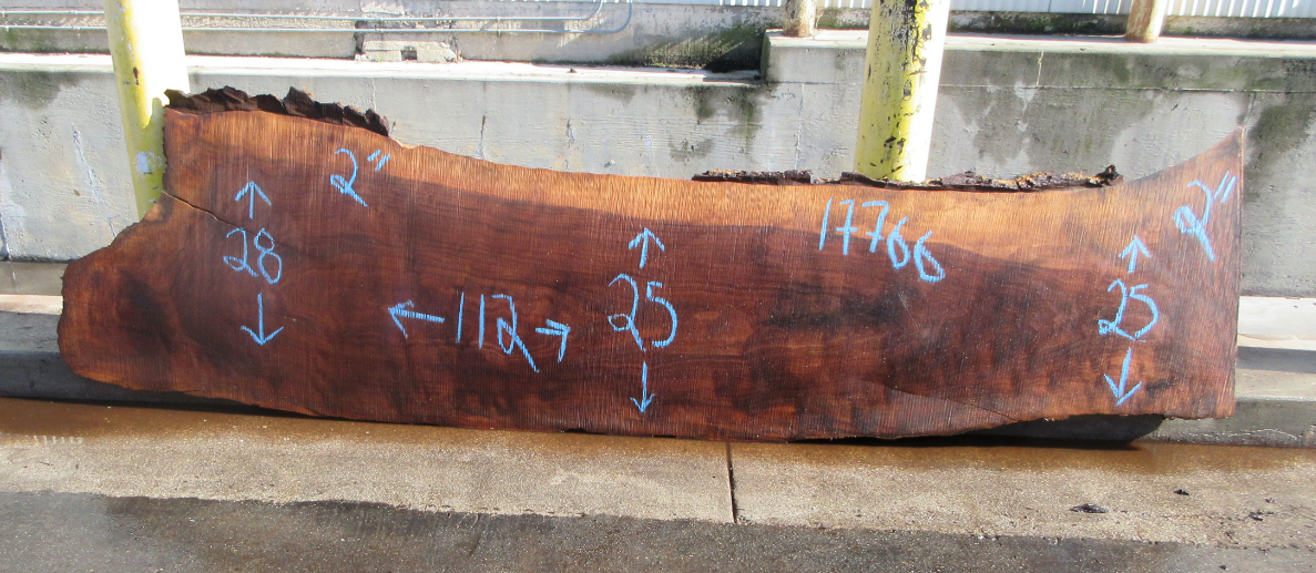 Claro Walnut Slab #17766