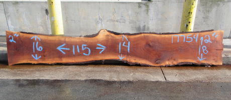 Claro Walnut Slab #17754
