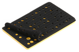 Abranet Pad protector 3"x5" Grip 54H, 3  x 5  x ⅛  thick, 5/Pkg