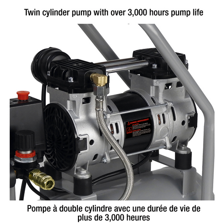 3 Gal Ultra-quiet Oil-free Air Compressor