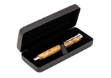 Black Leatherette Clamshell Pen Box