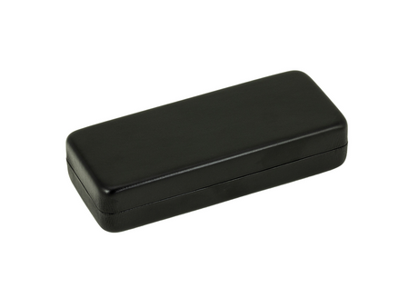 Black Leatherette Clamshell Pen Box