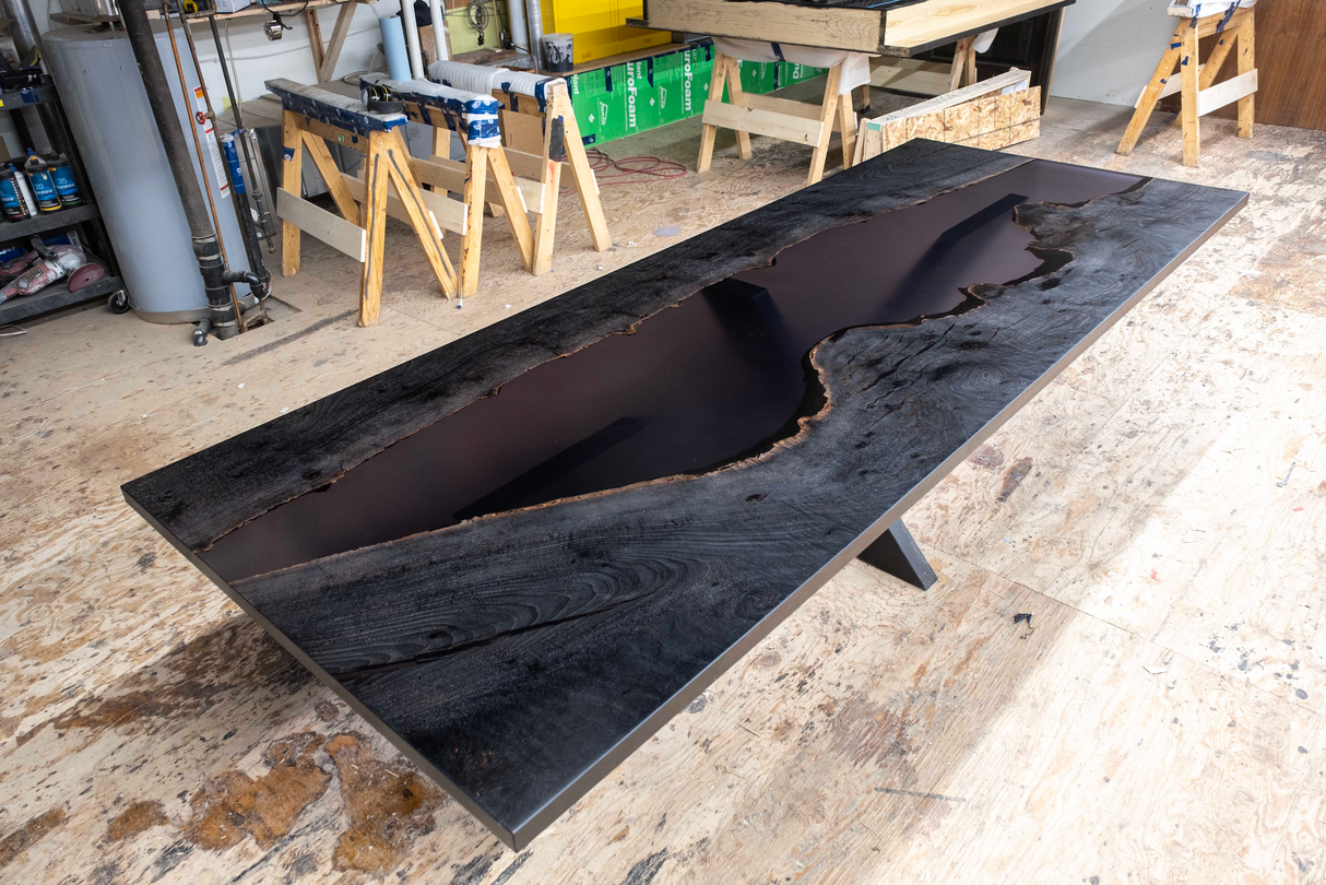 Oxidized Walnut Dining Table