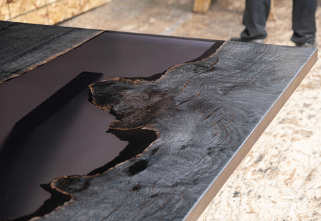 Oxidized Walnut Dining Table