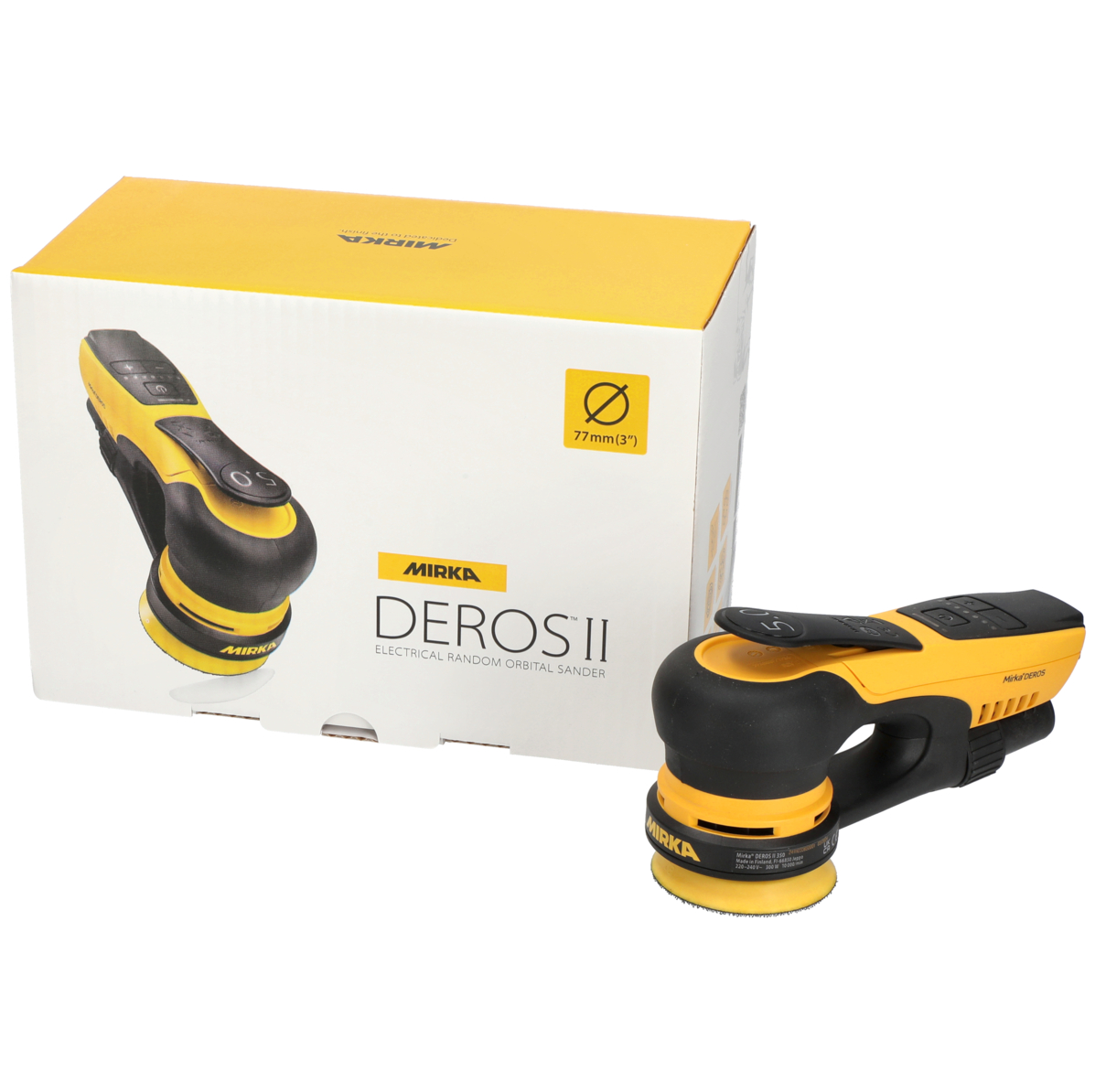 Mirka DEROS II - Vacuum-Ready Electric Sander