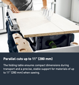 Cordless Table Saw - CSC SYS 50 EB-Basic