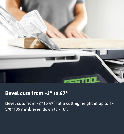 Cordless Table Saw - CSC SYS 50 EB-Basic