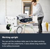 Cordless Table Saw - CSC SYS 50 EB-Basic