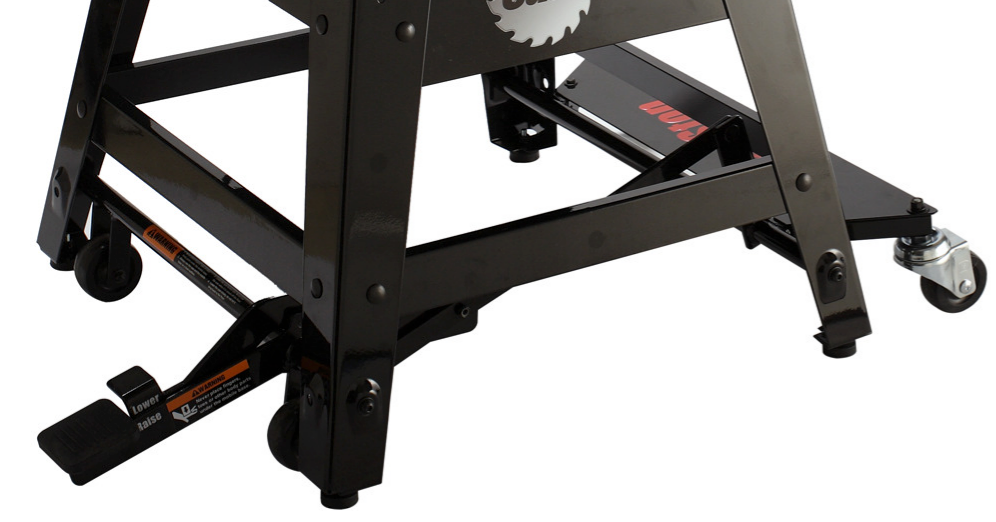 SawStop Contractor Saw Integrated Mobile Base