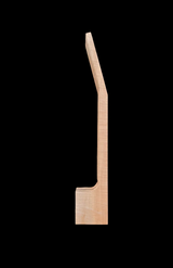 Laminated Acoustic Guitar Neck - Figured Maple and Purple Heart Inlay