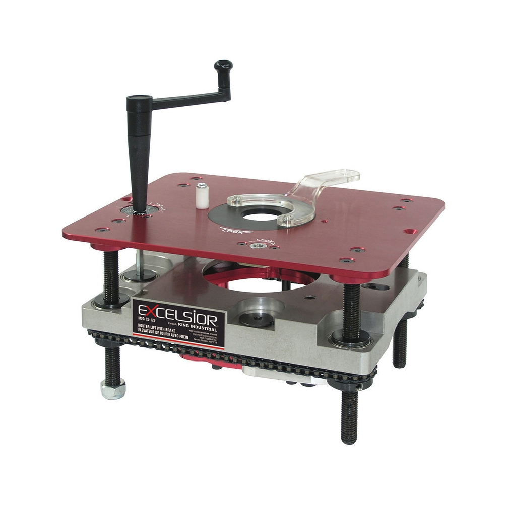 Router Lift with Height Lock