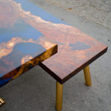 Claro Walnut Table & Bench
