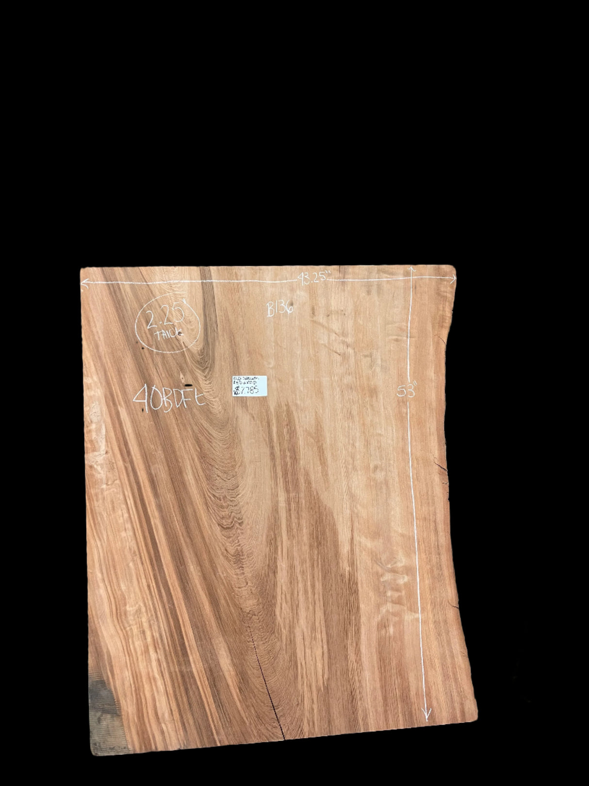 Old Growth Redwood Slab B136