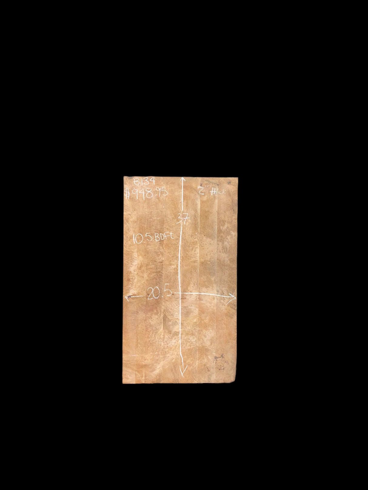 Old Growth Redwood Burl Slab B134